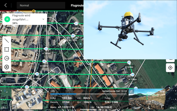 DJI M350 AVSS Parachute SORA Skyability_Sail II Populated Area